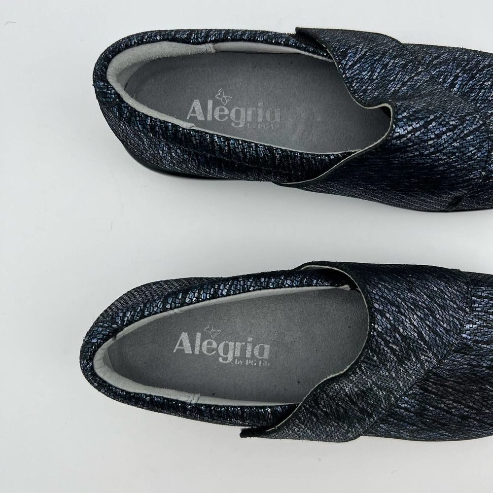 Alegria Clog Shimmery Blue Womens Size EU 38 US 8 - Picture 6 of 12